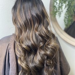 Sulma’s Hair Studio - Dark brown with warm cinnamon brown tones