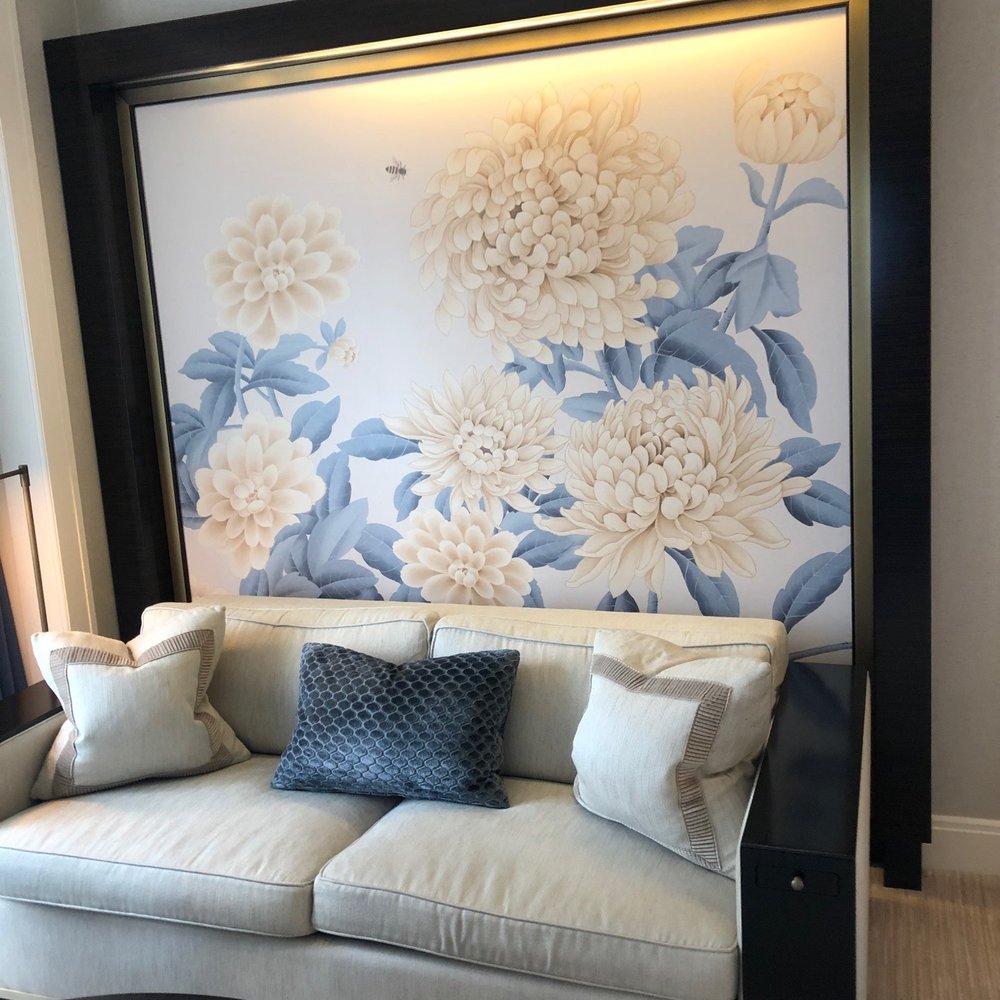 The Peninsula Chicago - Beautiful wall decor in the room - Hotels Near Me - Chicago, Illinois The Peninsula Chicago - Beautiful wall decor in the room - Hotels Near Me - Chicago, Illinois