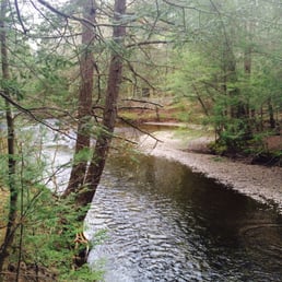 Follow the riverside trail for a better view of the creek.