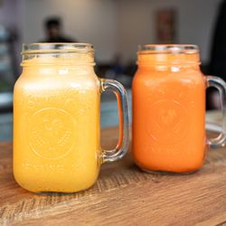Westlake Coffee Shop - Freshly Squeezed Orange Juice and Freshly Squeezed Carrot juice made to order.