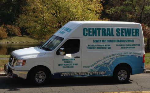 Slide of Central Sewer Service