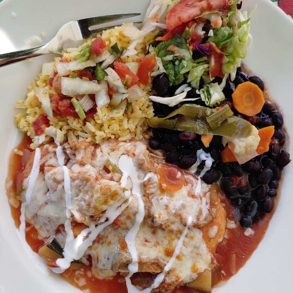 Casa Manana Restaurant - Chicken enchiladas, yum. - Mexican Near Me - San Rafael, California