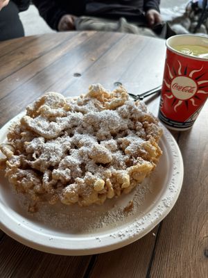 Log Ride Funnel Cake by null