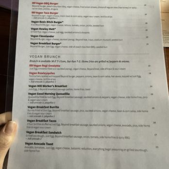 Rowley Inn - Vegan menu - Pubs Near Me - Cleveland, Ohio