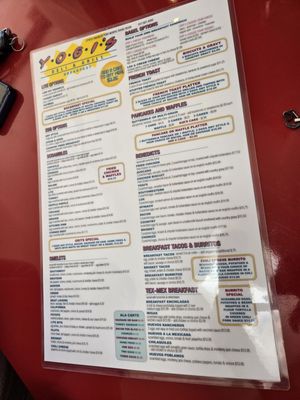 Menu photo 2 Yogi's Bagel Cafe Fort Worth, TX