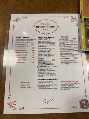Menu photo 5 Moran's Grill Bellevue, NE