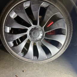 Curb rash (Before) Curb rash (Before)
