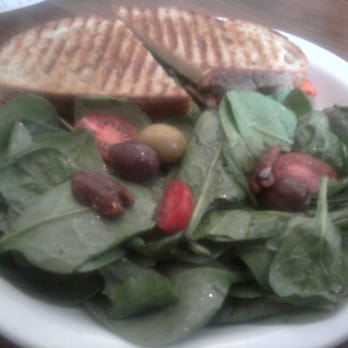 Freesoulcaffe - Panini Portobello served with a complimentary side of salad. - Vegan Near Me - Tustin, California