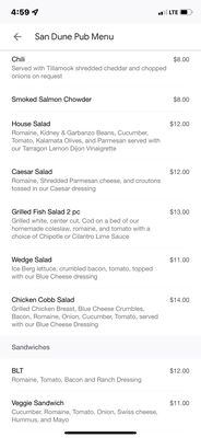 Menu photo 1 San Dune Pub Manzanita, OR Menu photo 1 San Dune Pub Manzanita, OR