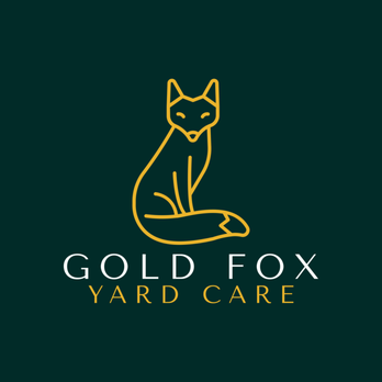Gold Fox Yard Care - a cat sitting on a green background - Lawn Services Near Me Gold Fox Yard Care - a cat sitting on a green background - Lawn Services Near Me