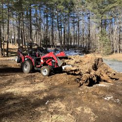 Regan Earthworks - Stump removal.