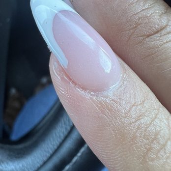 Riches Nail Spa - Uneven French tip - Nail Salons Near Me - Bakersfield, California Riches Nail Spa - Uneven French tip - Nail Salons Near Me - Bakersfield, California
