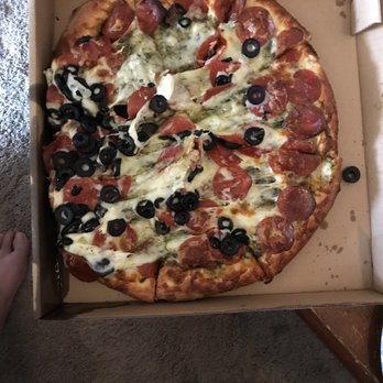 Stuft Pizza - This was delivered by GRUBHUB, not StuftPizza directly. unfortunately the toppings slid all to one side. - Pizza Near Me - Milpitas, California