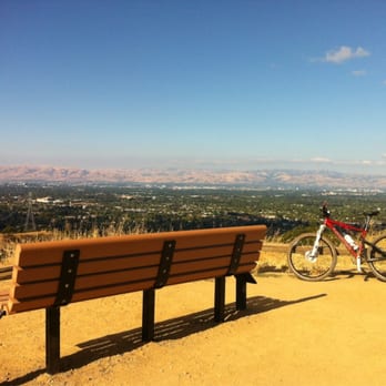 Hunter's Point - The bench and my bike - Hiking Near Me - Saratoga, California Hunter's Point - The bench and my bike - Hiking Near Me - Saratoga, California