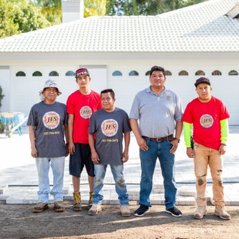 JFS Pavers - a group of men standing in front of a house - Masonry/Concrete Near Me - Clearwater, Florida JFS Pavers - a group of men standing in front of a house - Masonry/Concrete Near Me - Clearwater, Florida