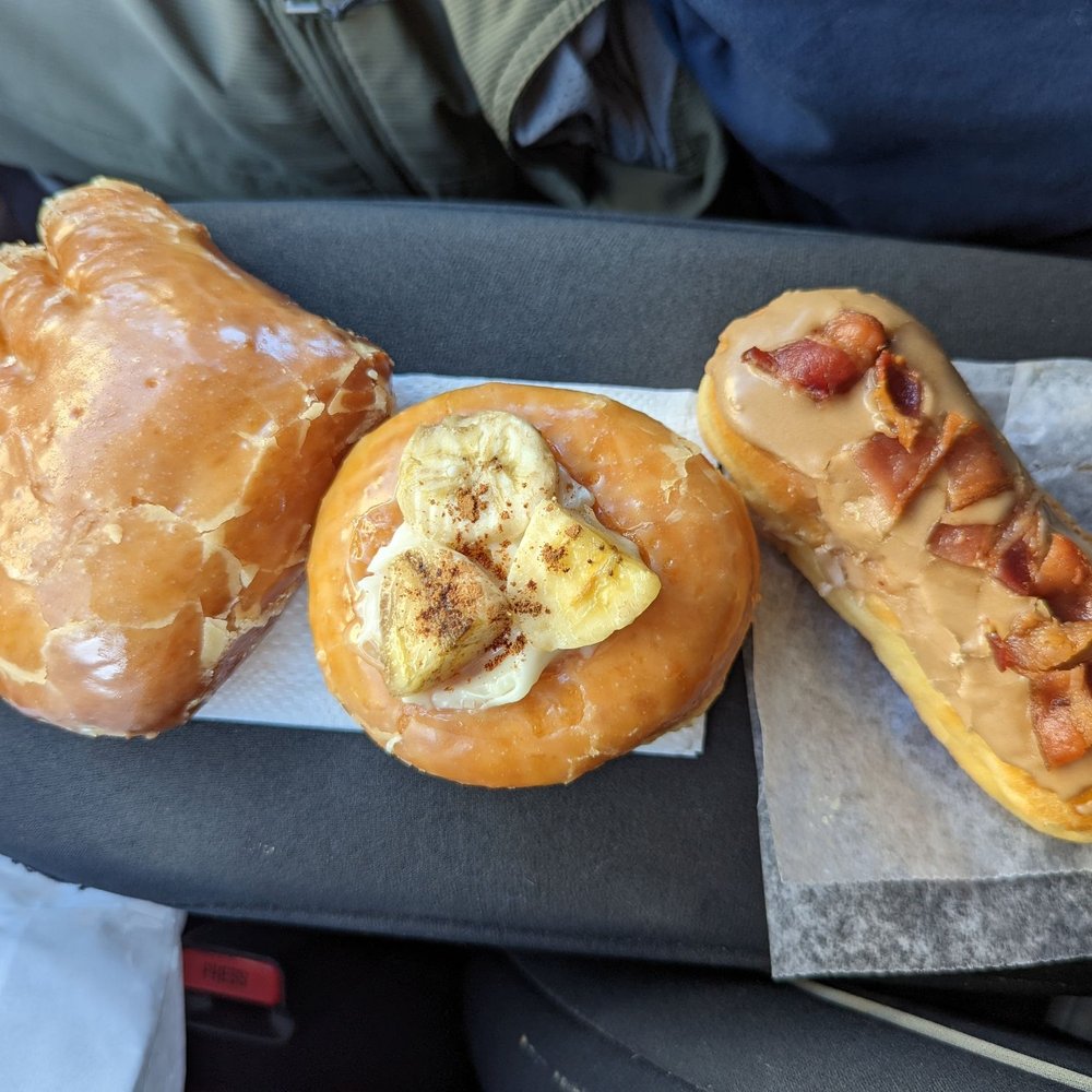 Starlight Donuts - three different types of doughnuts - Donuts Near Me - Barstow, California