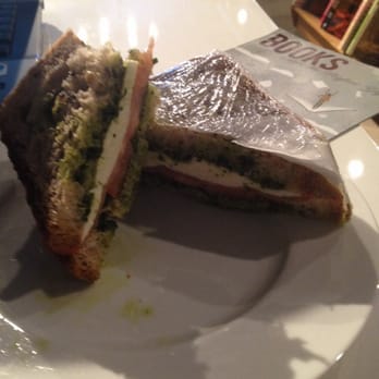 WORD - Pesto, tomato, and mutz sammich - Bookstores Near Me - Jersey City, New Jersey