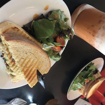 KrungThep Tea Time - Pesto Chicken Sandwich & Pa-Nang Sandwich, both delicious!! - Tea Rooms Near Me - Winter Park, Florida