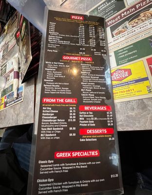 Menu photo 1 West Main Pizza Plainville, CT