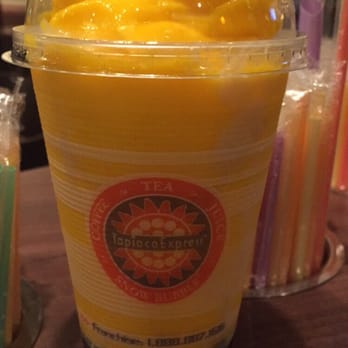 Tapioca Express - A very orange durian smoothie - Coffee & Tea Near Me - San Diego, California