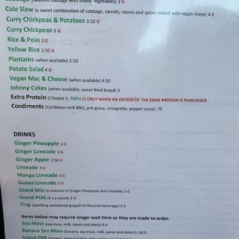 Desert Island Eatery - Menu with Vegan Options - Caribbean Near Me - Phoenix, Arizona