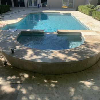 Petri Pools - Travertine pool. - Pool & Hot Tub Service Near Me - Lewisville, Texas Petri Pools - Travertine pool. - Pool & Hot Tub Service Near Me - Lewisville, Texas