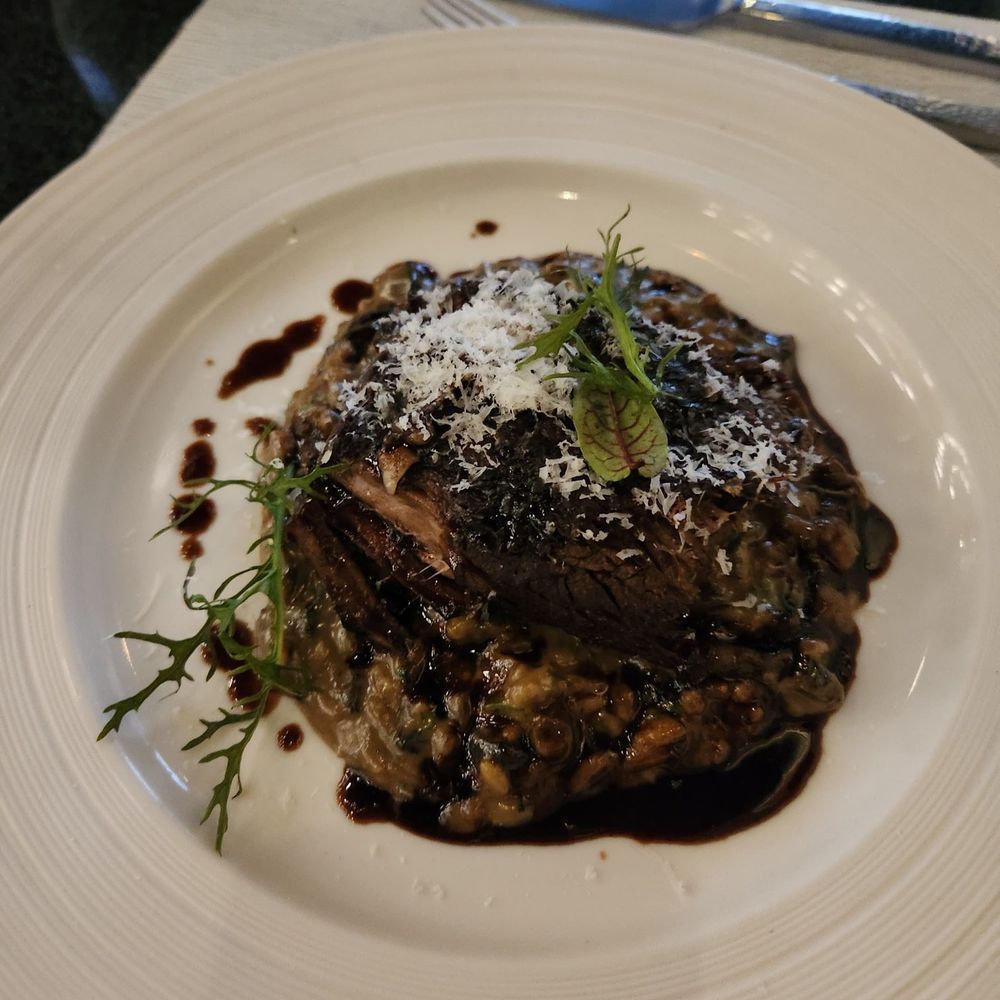 Hector's Kitchen - Braised short rib with mushroom risotto - Signature Cuisine Near Me - Punta de Mita, NAY Hector's Kitchen - Braised short rib with mushroom risotto - Signature Cuisine Near Me - Punta de Mita, NAY