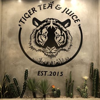 Tiger Tea & Juice - Love their logo! - Bubble Tea Near Me - Daly City, California
