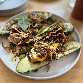 Nina May - Grilled baby zucchini - New American Near Me - Washington, DC, District of Columbia Nina May - Grilled baby zucchini - New American Near Me - Washington, DC, District of Columbia
