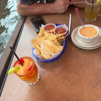 Casa Rio - Queso and mango margarita - Mexican Near Me - San Antonio, Texas