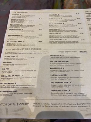 Menu photo 5 Courtside Thai Cuisine Fairfax, VA Menu photo 5 Courtside Thai Cuisine Fairfax, VA