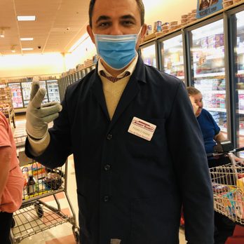 Market Basket - He was smiling behind his mask. - Grocery Near Me - Danvers, Massachusetts