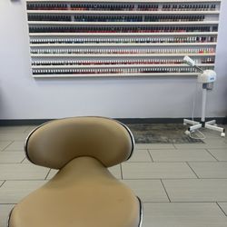My pedicure with various amounts of nail colors!