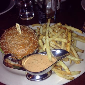 The Smith - Hamburger deluxe. I asked for the dressing on the side. Fries were ehhh. - New American Near Me - New York, New York The Smith - Hamburger deluxe. I asked for the dressing on the side. Fries were ehhh. - New American Near Me - New York, New York