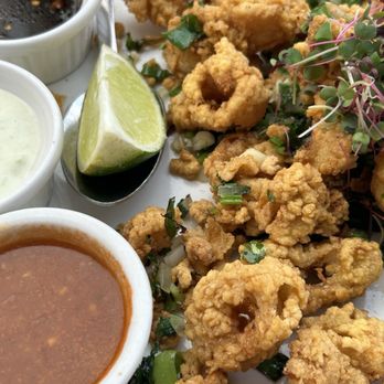 Ruggles Black - Fried Calamari - GF - New American Near Me - Houston, Texas Ruggles Black - Fried Calamari - GF - New American Near Me - Houston, Texas
