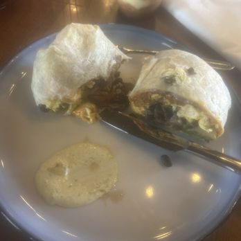 Clara B's Kitchen Table - Veggie burrito - Food Trucks Near Me - Belleville, Illinois