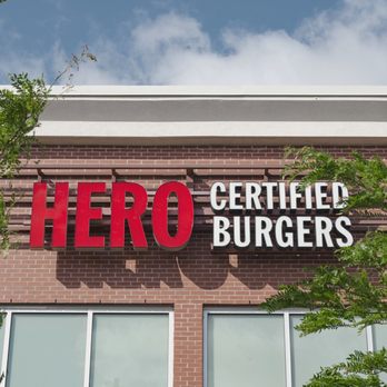Hero Certified Burgers - Milton - the front of the building - Burgers Near Me - Milton, Ontario Hero Certified Burgers - Milton - the front of the building - Burgers Near Me - Milton, Ontario