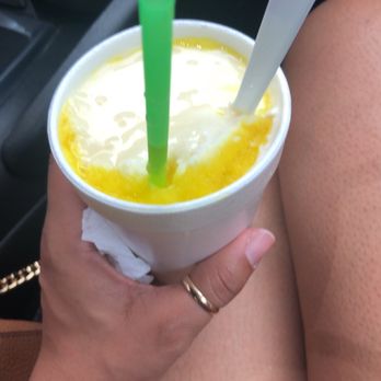 Creole Flavor Sno - Banana split with cream. - Ice Cream & Frozen Yogurt Near Me - Lafayette, Louisiana Creole Flavor Sno - Banana split with cream. - Ice Cream & Frozen Yogurt Near Me - Lafayette, Louisiana