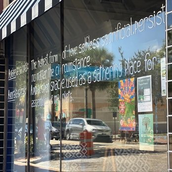 Agape Agora - window seating. across from Ritz theatre - Coffee & Tea Near Me - Winter Haven, Florida