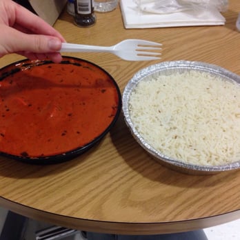 India Cafe - Chicken tikka masala, fork for size! - Indian Near Me - White Plains, New York