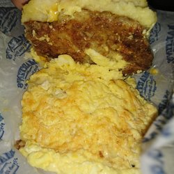 Martin's Fresh Tastes Best - Open pork tenderloin egg and cheese
