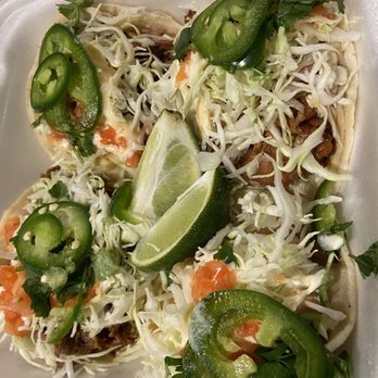Corner Grille - Taco Special 2 beef, 1 chicken, 1 fish - Korean Near Me - Van Nuys, California