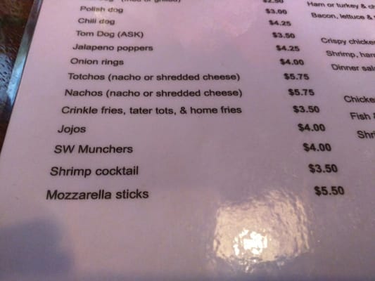 Menu photo 3 Gateway Pub Sandy, OR