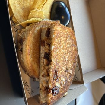 Niche - Sticky Chicken sandwich (Chicken, Sticky onion jam, cheese blend and garlic mayo) .. yummy!!! - Coffee & Tea Near Me - Tuam, G Niche - Sticky Chicken sandwich (Chicken, Sticky onion jam, cheese blend and garlic mayo) .. yummy!!! - Coffee & Tea Near Me - Tuam, G