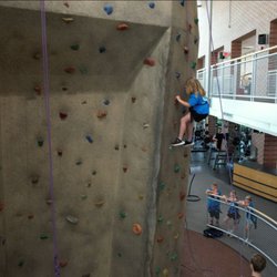 Vandalia Recreation Center - The climbing wall is a favorite of many who attend the Recreation Center.