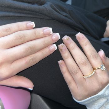 Paradise Nail & Spa - French tips and gold nail design - Nail Salons Near Me - Kennesaw, Georgia