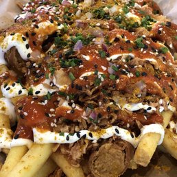 Currywurst fries Currywurst fries