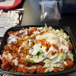 Shah's Halal Food - Chicken over Rice with everything