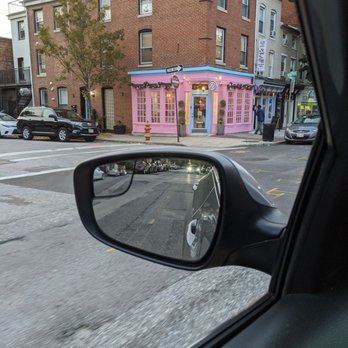 Dulceology - Front of the shop. You can't miss it with all that pink! - Bakeries Near Me - Baltimore, Maryland