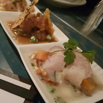 Pisco Y Nazca - Ceviche sampler - Gastropubs Near Me - Kendall, Florida Pisco Y Nazca - Ceviche sampler - Gastropubs Near Me - Kendall, Florida